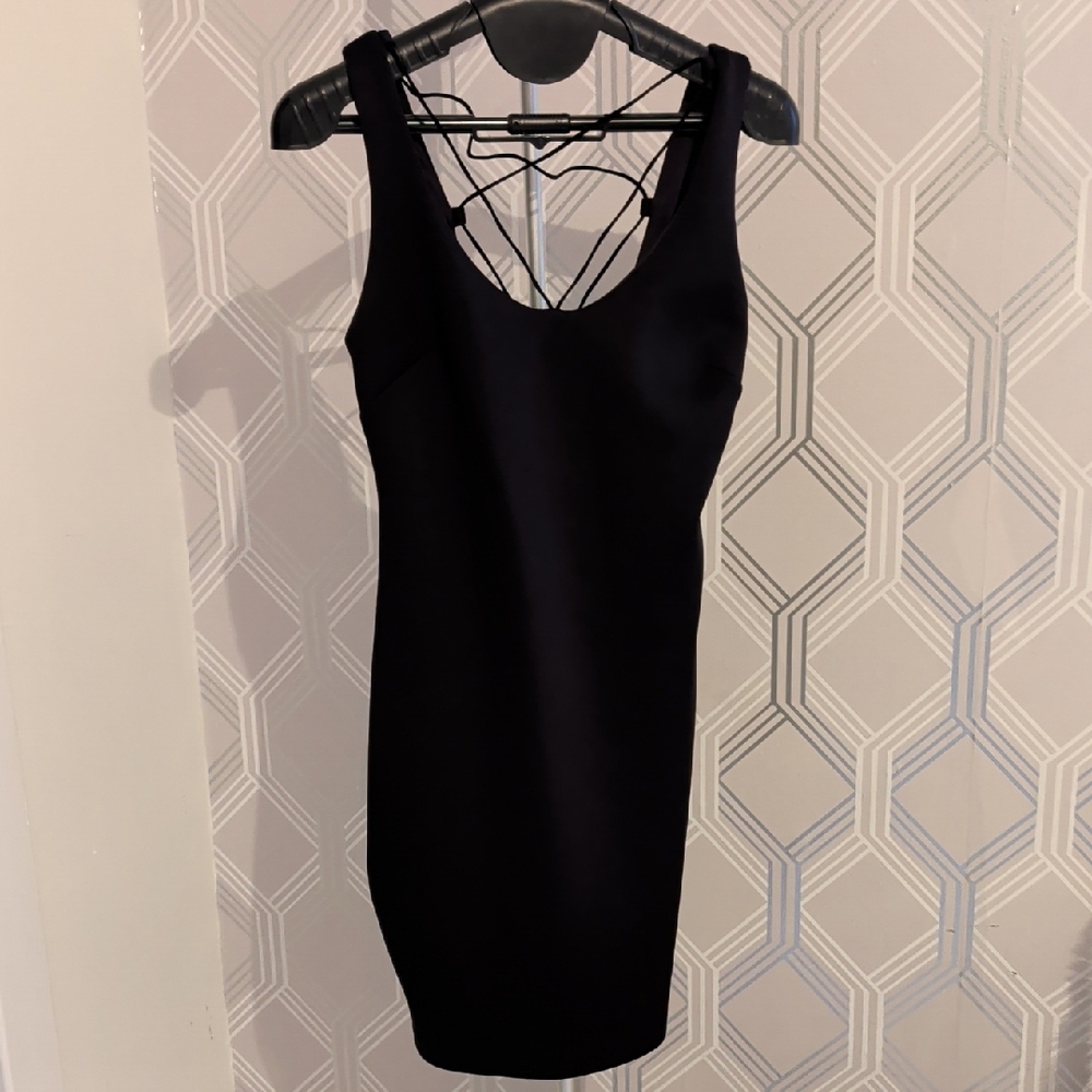 Guess Black Backless Dress